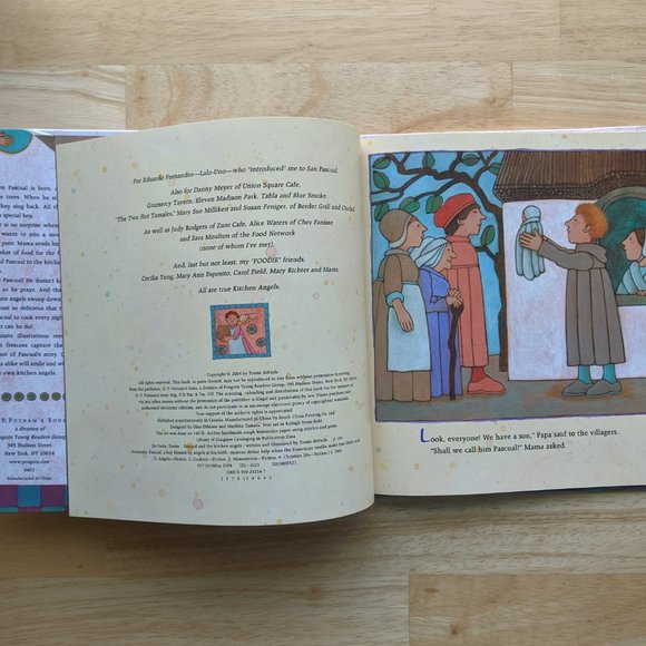 2 Tomie DePaola Books: Pascual & Kitchen Angels+Patrick: Patron Saint of Ireland - Picture 14 of 15